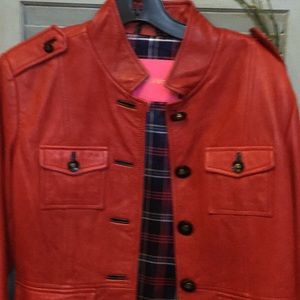 Betsy Johnson leather jacket size m